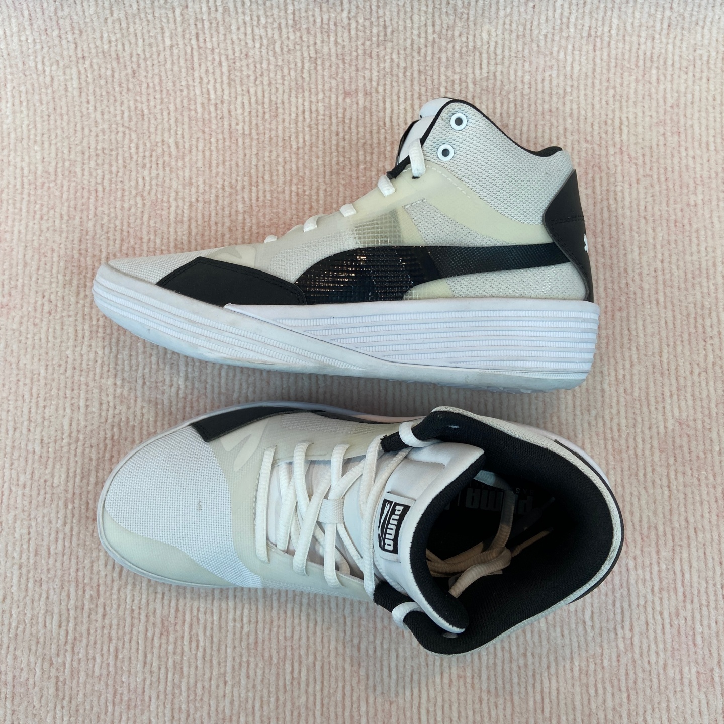 彪马男女中帮实战耐磨篮球鞋