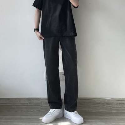 WHICHONE拉链长裤水洗耐磨