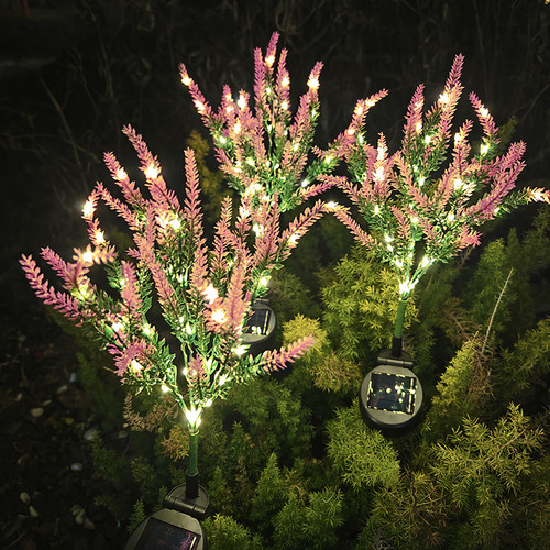 户外庭院防水升级款薰衣草花灯