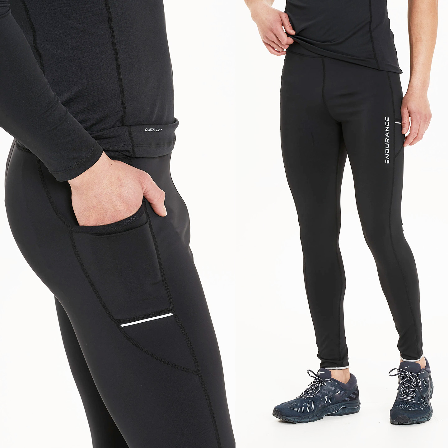 越野跑紧身跑步吸湿排汗男紧身裤