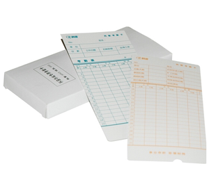 科密AT50AT330 AT370 VT3610VT3608热敏卡钟卡纸考勤机打卡机纸卡