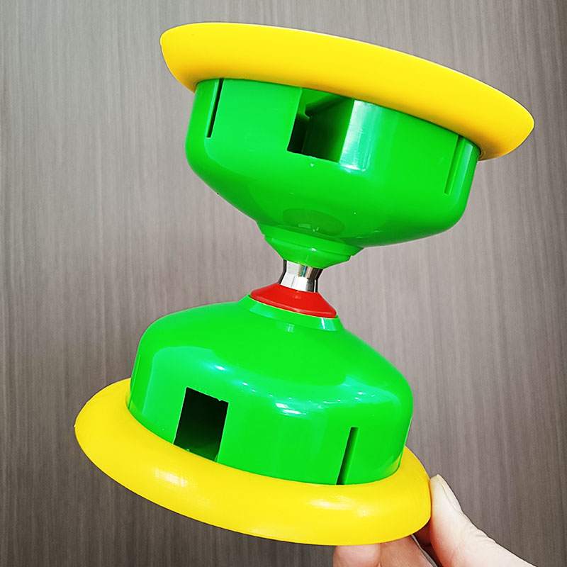 声音洪亮五轴双轮有响空竹初学抖抗摔顺和牌5轴双头空竹扯铃专卖