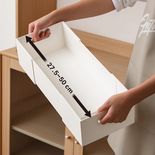 可伸缩橱柜收纳盒抽屉分隔整理盒