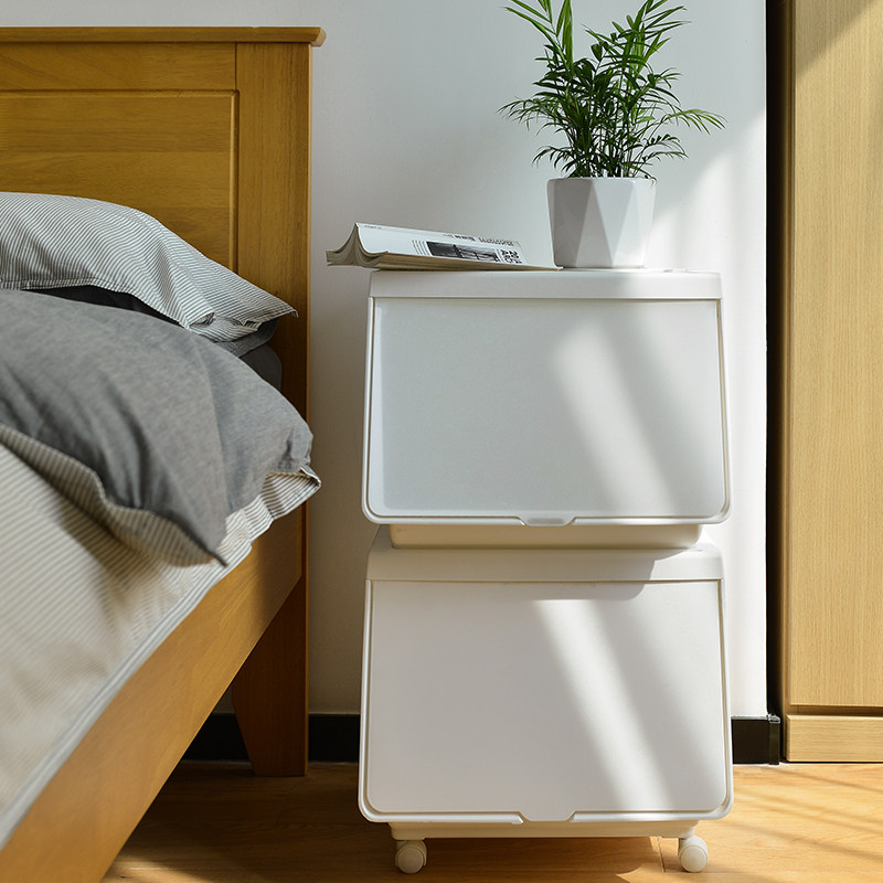 玩具收纳箱前开口透明可视客厅卧室大容量整理箱加厚塑料落地图书,收纳整理,收纳箱,淘宝优惠券,粉丝福利购,淘宝优惠卷