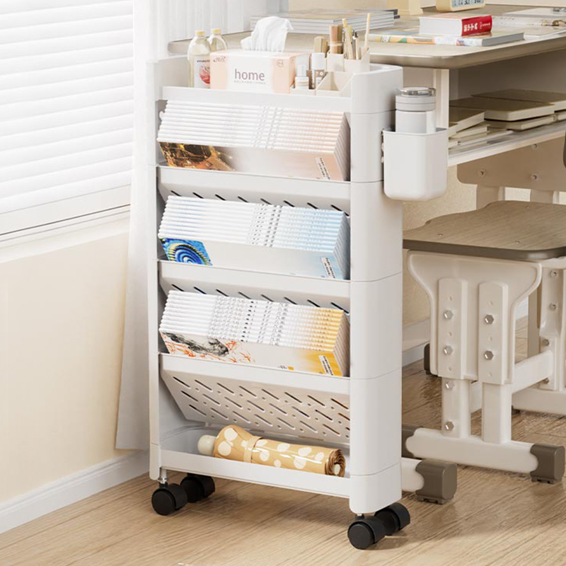 可移动书桌收纳置物架