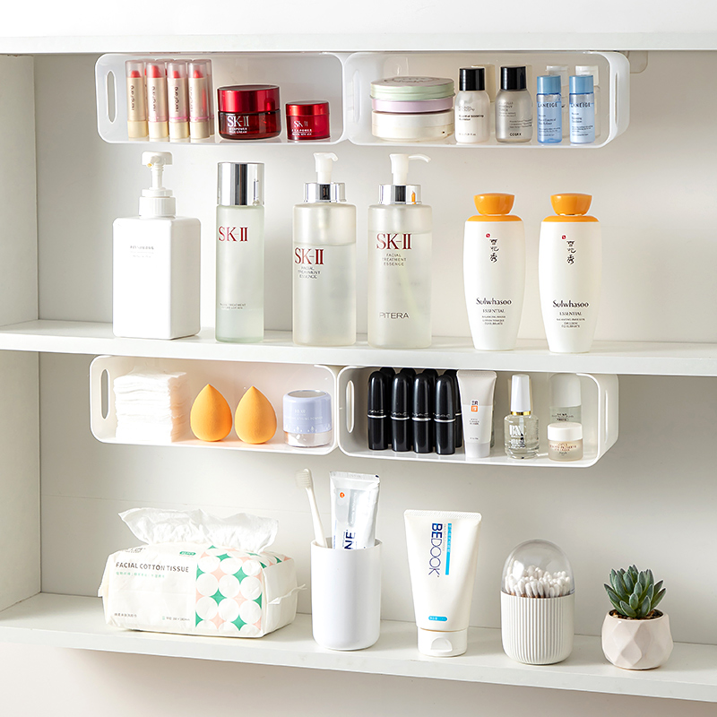 卫生间镜柜化妆品收纳盒