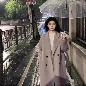 双面羊绒呢子大衣2026秋冬流行新款韩系高级感小个子819-p120k188图片
