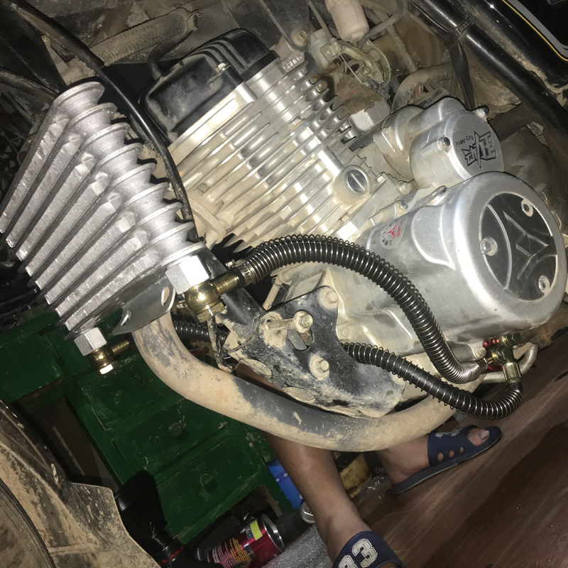 散热器改装力帆摩托车