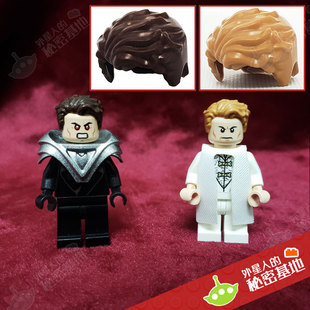 乐高 LEGO 男孩短发 超人发型 人仔身体头发零配件 6152229 拍照