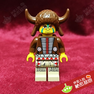乐高 LEGO 印第安部落土著 药师 医生 巫医 绝版稀有人仔 城市