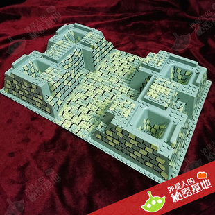 乐高 LEGO 岩石砖路 城堡山体 32x48 立体大底板 绝版超稀有零件
