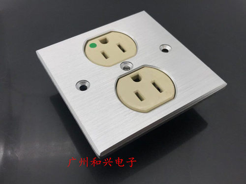 原装墨西哥立维腾镀铑插座面板 带医疗级 电源墙插