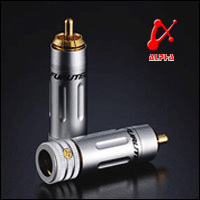 正品原装 古河 FURUTECH FP-160 镀金RCA插头 线径9.3mm 4个装
