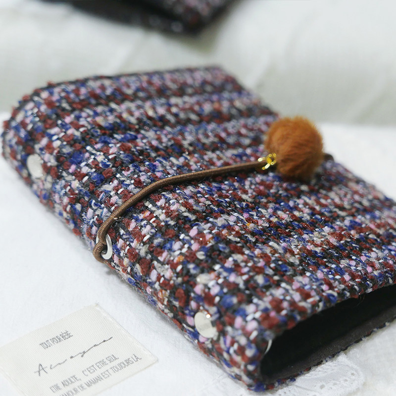 躲在耳里|限量毛呢活页|格纹精致小众编织格纹氛围重工手帐本m5a7,文具电教/文化用品/商务用品,手帐/日程本/计划本,淘宝优惠券,粉丝福利购,淘宝优惠卷