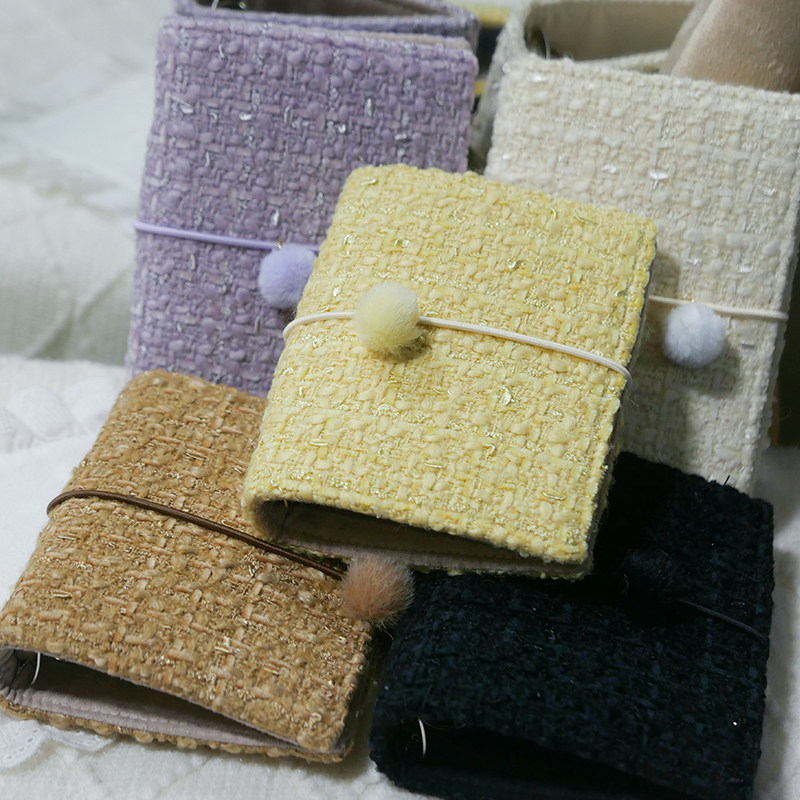 躲在耳里|限量毛呢活页|清新文艺高级小香风氛围重工手帐本m5a7,文具电教/文化用品/商务用品,手帐/日程本/计划本,淘宝优惠券,粉丝福利购,淘宝优惠卷