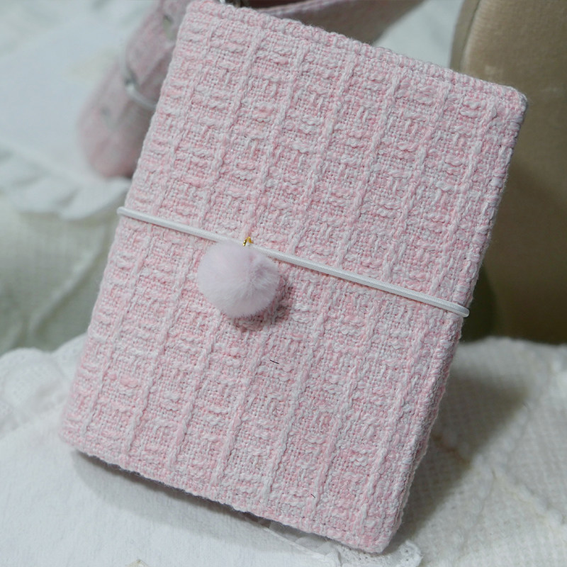 躲在耳里|限量毛呢活页|甜美高级粉色系精致风氛围重工手帐本m5a7,文具电教/文化用品/商务用品,手帐/日程本/计划本,淘宝优惠券,粉丝福利购,淘宝优惠卷