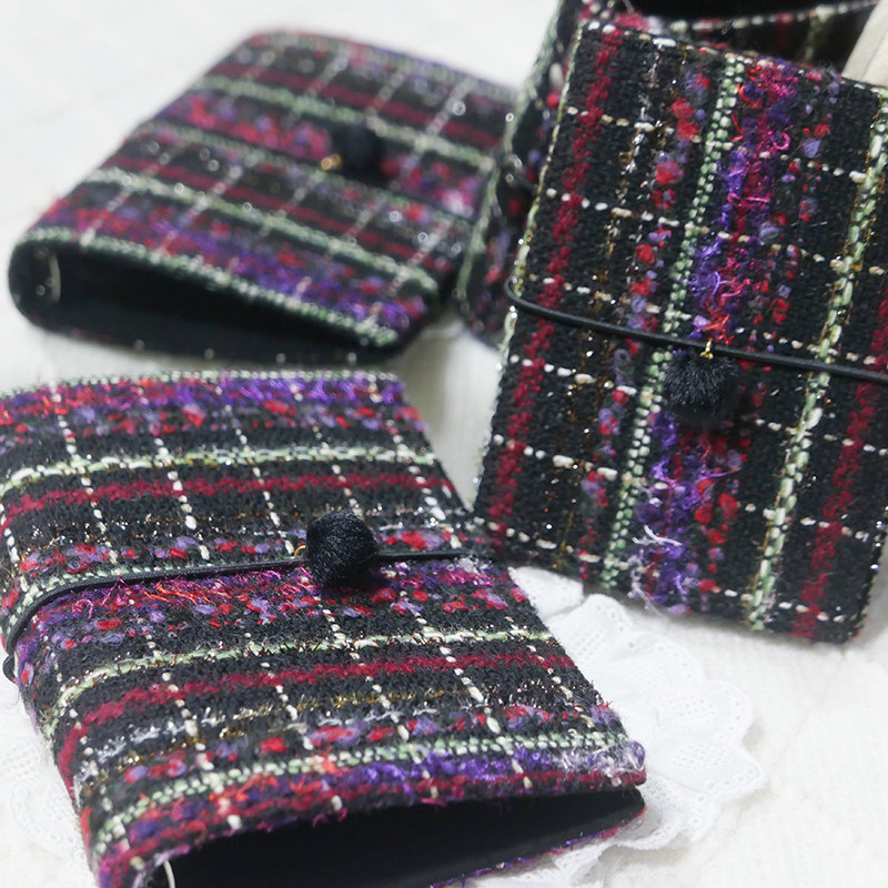 躲在耳里|限量毛呢活页|紫色系重工复古高级暗氛围重工手帐本m5a7,文具电教/文化用品/商务用品,手帐/日程本/计划本,淘宝优惠券,粉丝福利购,淘宝优惠卷