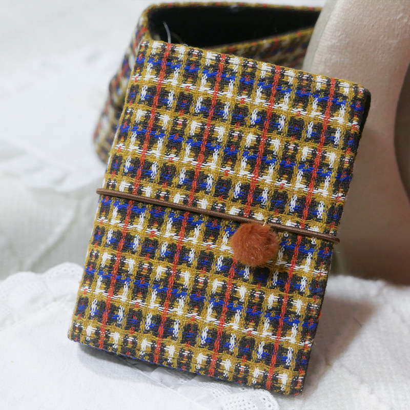 躲在耳里|限量毛呢活页|编织感格纹撞色高级氛围重工手帐本m5a7,文具电教/文化用品/商务用品,手帐/日程本/计划本,淘宝优惠券,粉丝福利购,淘宝优惠卷