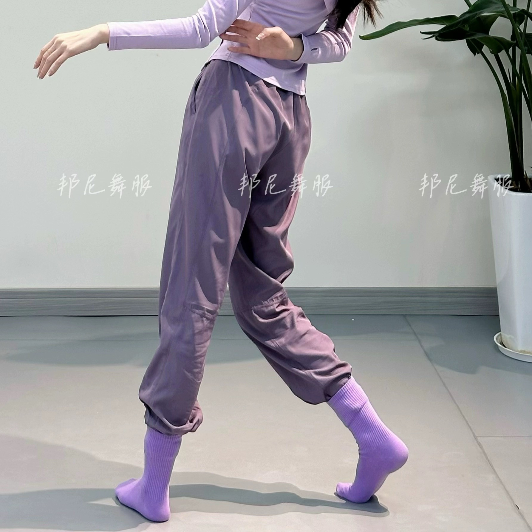 舞蹈裤女宽松显瘦长裤束脚跑步健身裤休闲哈伦卫裤速干高腰运动裤