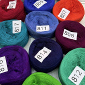 8股丝光棉毛线团防起球掉色 一团半斤棉线中粗正品 98个颜色