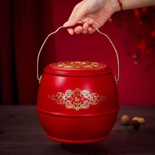 子孙桶结婚用的喜桶摆件早生贵子