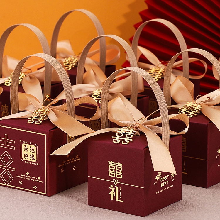 结婚专用喜糖盒高级感2025新款