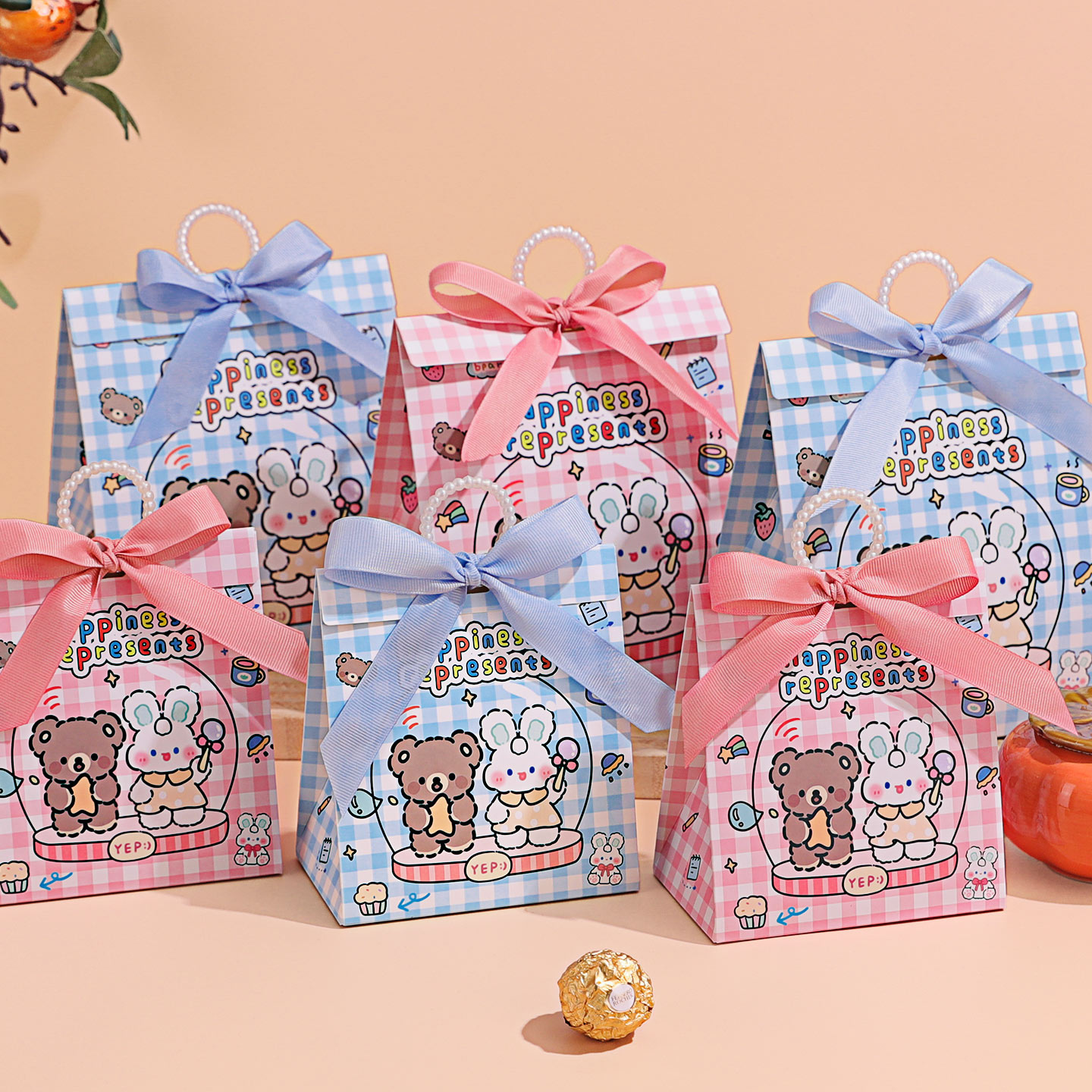 宝宝满月糖盒子儿童周岁伴手礼盒