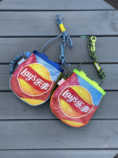 upfuncle手工镁粉袋 “乐事” 攀岩镁粉袋 难度 户外野攀循环改造