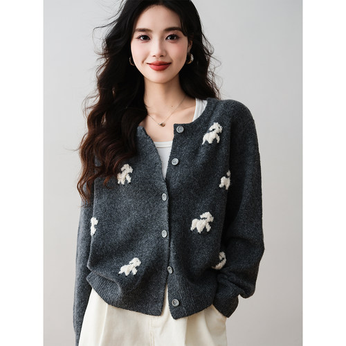 2025秋季韩系学院风休闲针织衫