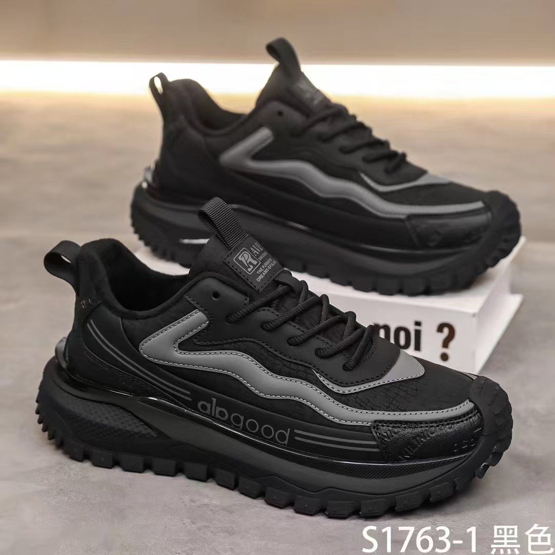 男鞋2025秋冬新款轻便厚底休闲运动鞋男士户外防滑减震徒步登山鞋,流行男鞋,时尚休闲鞋,淘宝优惠券,粉丝福利购,淘宝优惠卷