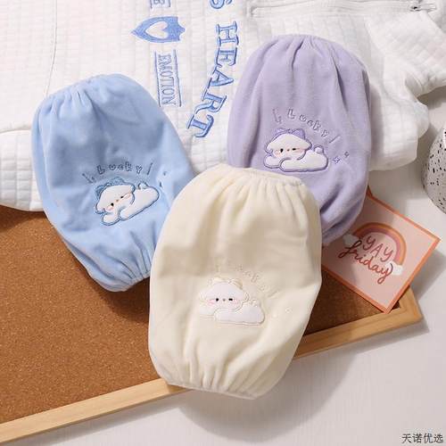 2025新款可爱卡通防污护袖女