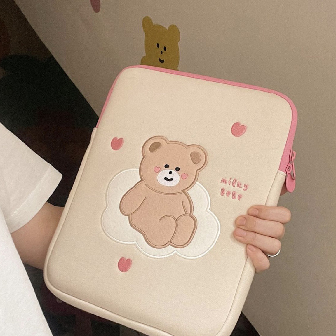 iPad平板内胆包笔记本保护电脑包11/13/14/15/15.6寸女式女生可爱
