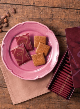 日本进口饼干YOKUMOKU 甜点点心 礼品 独立包装巧克力牛奶 24片装