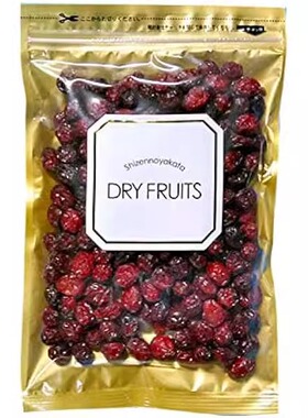 日本进口姜研同款自然馆蔓越莓干无添加水果干250g袋装