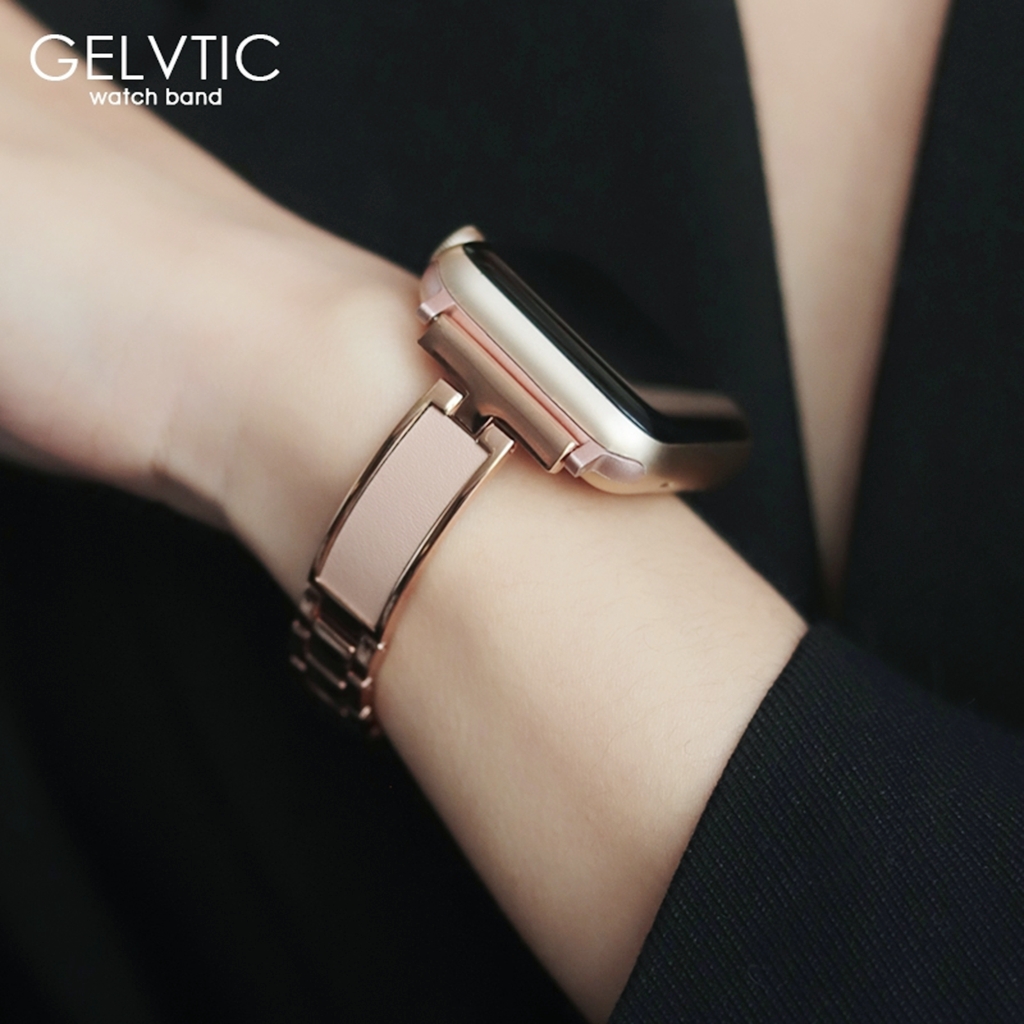 GELVTIC苹果手表表带金属夏天