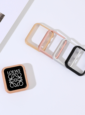 适用于applewatch789s10苹果s11手表保护壳iwatch合金属表壳镂空