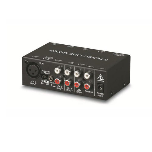 5通道立体声麦克风话筒混音器