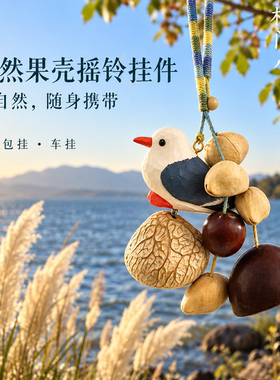 云南果壳摇铃包挂车挂伴手礼可爱