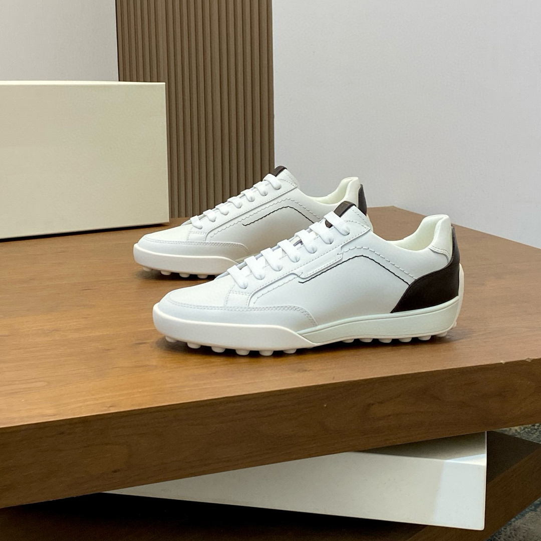 老马鞋店欧洲站男鞋秋新款男士休闲鞋真皮牛皮厚底鞋运动鞋四季鞋