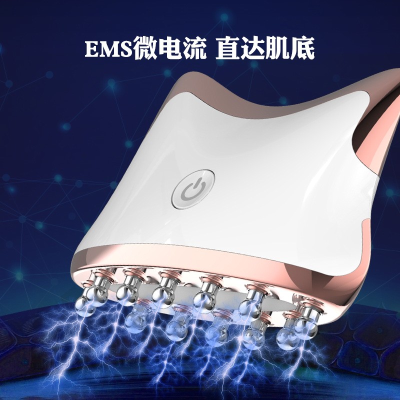 经络刷按摩器疏通经络生发颈部