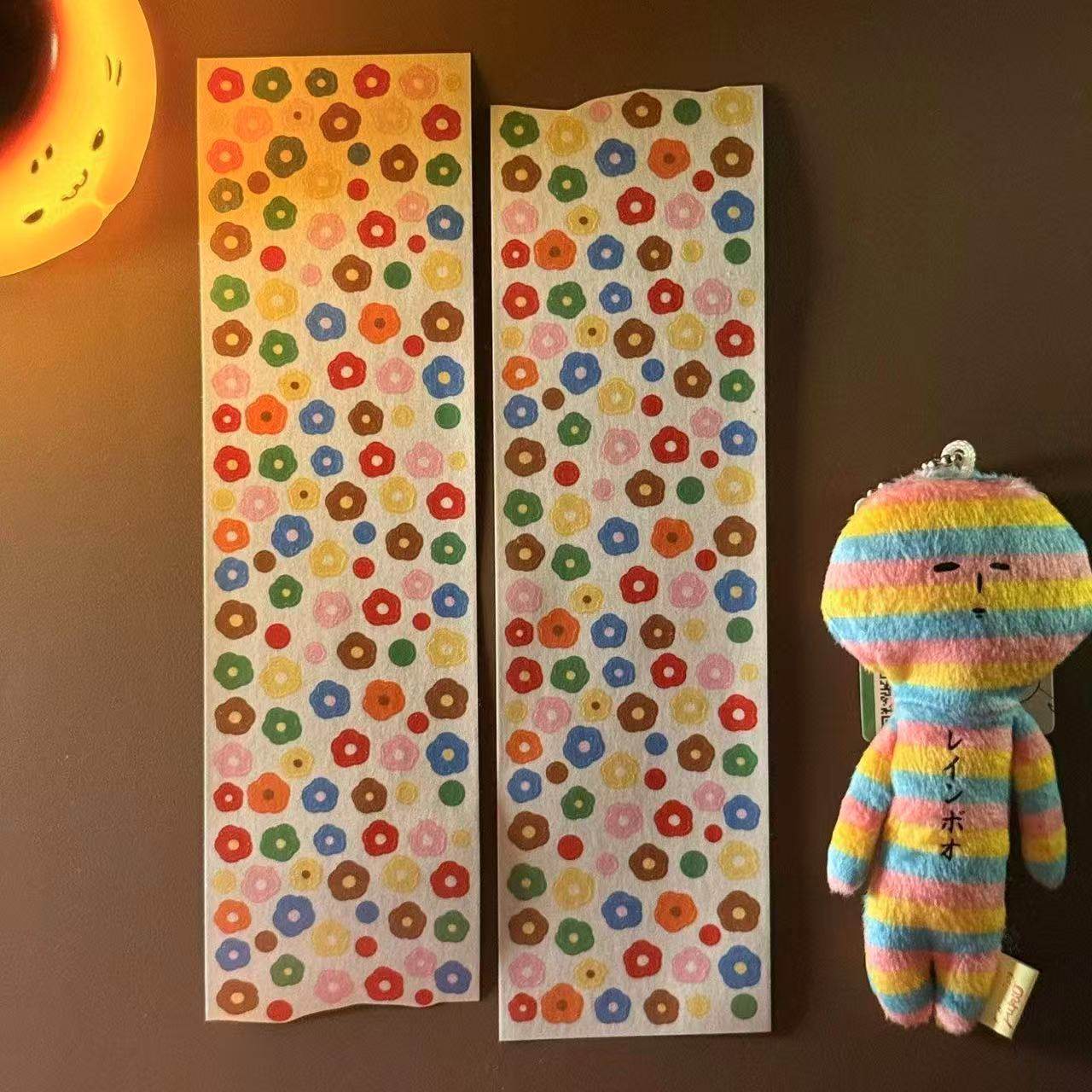 山复尔尔昭和花花贴纸卷分装古早装饰点缀胶带deco切膜贴纸新品,文具电教/文化用品/商务用品,胶带/胶纸/胶条,淘宝优惠券,粉丝福利购,淘宝优惠卷