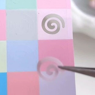 饰点缀手账胶带新品 Intomyvibe反切旋涡贴纸卷分装 基础deco装