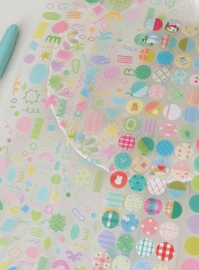 Springforth 点缀集 圆点集 童趣 分装贴纸卷基础小元素点缀贴纸