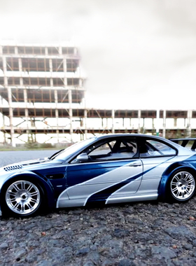 1：18 极品飞车 宝马 BMW M3 GTR NFS9 MOST WANTED 汽车模型制作