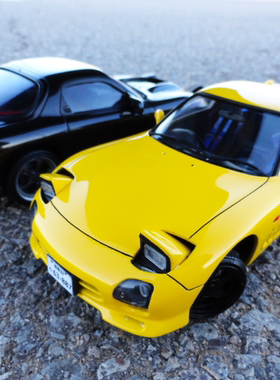 1:24 FUJIMI 富士美 头文字D 马自达RX7