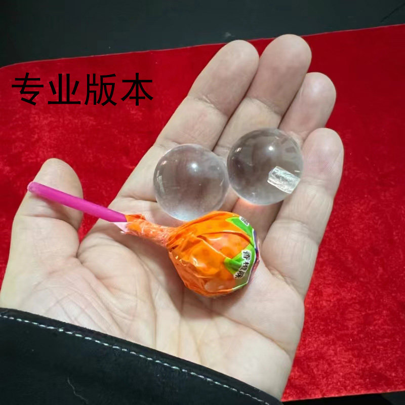 棒棒糖魔术道具 泡泡变棒棒糖 泡泡变透明球魔术 透明球变糖魔术