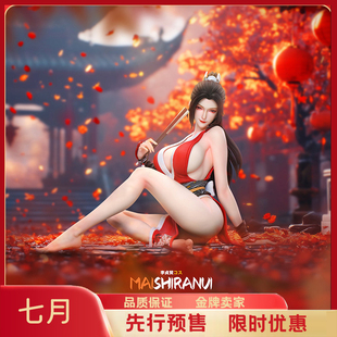 JULY gk 金粉蝶 拳皇 街头争霸 不知 火舞 贞贤 沐浴1/4 女雕手办