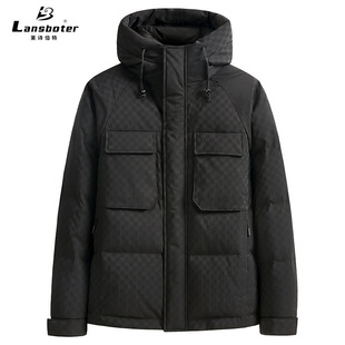 新款秋冬羽绒服男式短款时尚潮流羽绒服外套保暖休闲青年北羽绒服