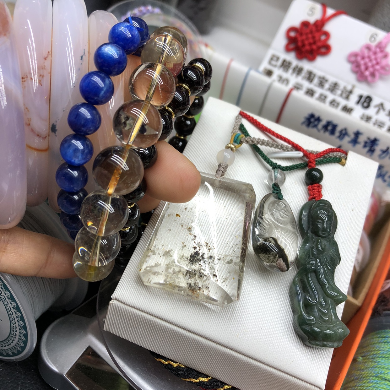 天然水晶饰品群内直播看货江苏东海水晶城赶大集