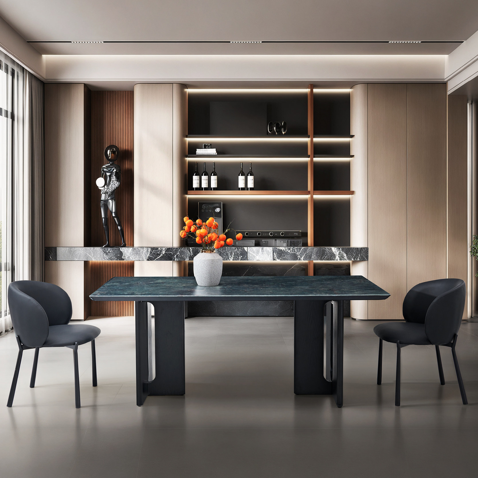 意式极简天然石材绿松石餐桌现代简约轻奢高级感家用中古风方形桌,住宅家具,大理石餐桌,淘宝优惠券,粉丝福利购,淘宝优惠卷